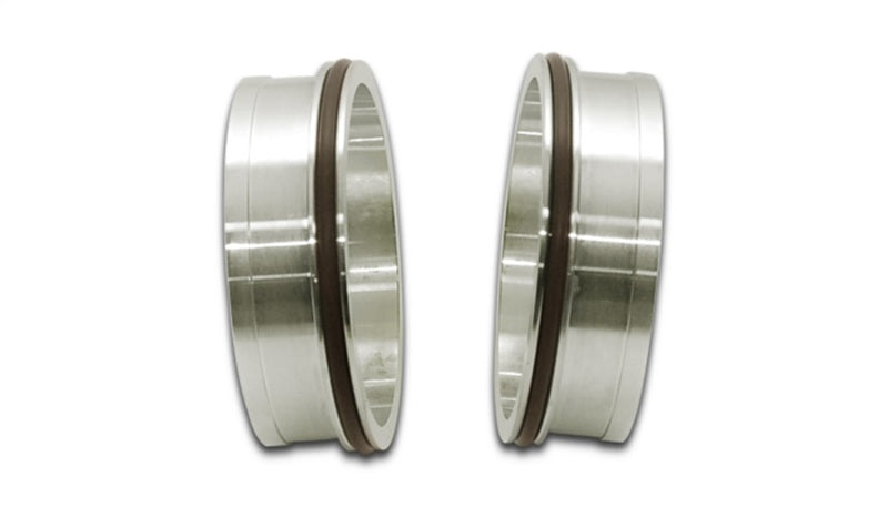 Vibrant 12555 FITS: Stainless Steel Weld Fitting w/ O-Rings for 2.5in OD Tubing Bungs