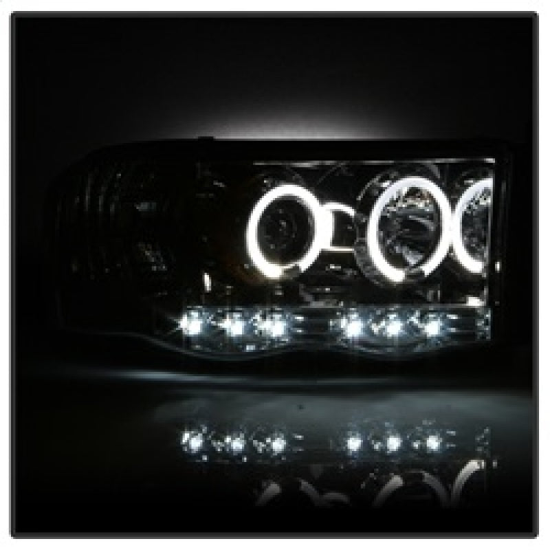 SPYDER 5009982 FITS: Dodge Ram 1500 02-05/Ram 2500 03-05 Projector Headlights LED Halo LED Chrm PRO-YD-DR02-HL-C Headlights