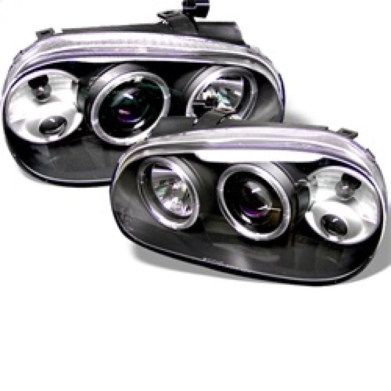 SPYDER 5012159 FITS: Volkswagen Golf IV 99-05 Projector Headlights LED Halo Black High H1 Low H1 PRO-YD-VG99-BK Headlights