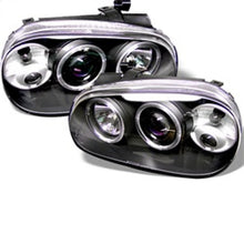Load image into Gallery viewer, SPYDER 5012159 FITS: Volkswagen Golf IV 99-05 Projector Headlights LED Halo Black High H1 Low H1 PRO-YD-VG99-BK Headlights