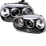 SPYDER 5012159 FITS: Volkswagen Golf IV 99-05 Projector Headlights LED Halo Black High H1 Low H1 PRO-YD-VG99-BK Headlights