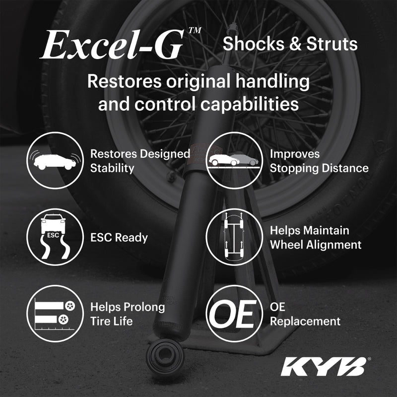 KYB 3418003 FITS: 14-18 BMW X5 / 15-19 BMW X6 (Exc. Elec. Cont. Susp.) Excel-G Strut Rear Left Shocks and Struts