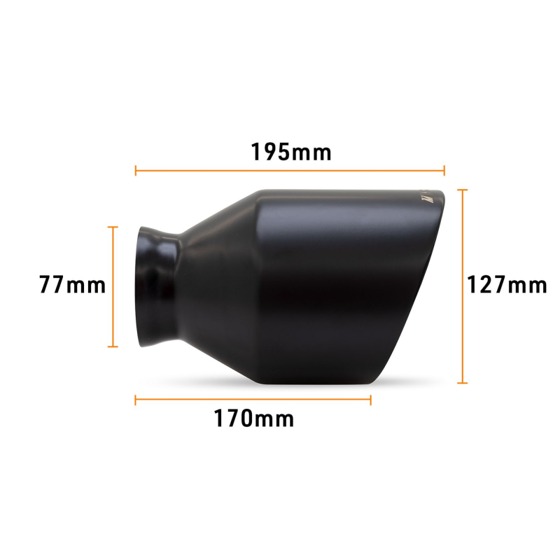 Mishimoto MMEXH-TIP-MOPARBK FITS: Muffler FITS: 15-23 Dodge Charger/Challenger Muffler Tip Pair 5in Black Muffler