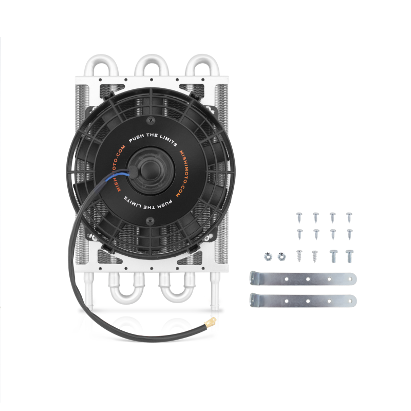 Mishimoto MMOC-F FITS: Oil Coolers FITS: Heavy Duty Transmission Cooler w/ Electric Fan Oil Coolers