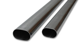 Vibrant 13182 FITS: 3in Oval (Nominal Size) T304 SS Straight Tubing (16 ga) 5 foot length Steel Tubing