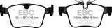 EBC DP22246 FITS: 2016+ Jaguar F-Pace 2.0L TD (180) Greenstuff Rear Brake Pads Brake Pads Performance