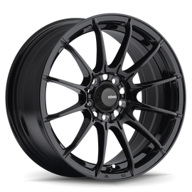 Konig DI57100355 FITS: Dial In 15x7 4x100 ET35 Gloss Black Wheels Cast