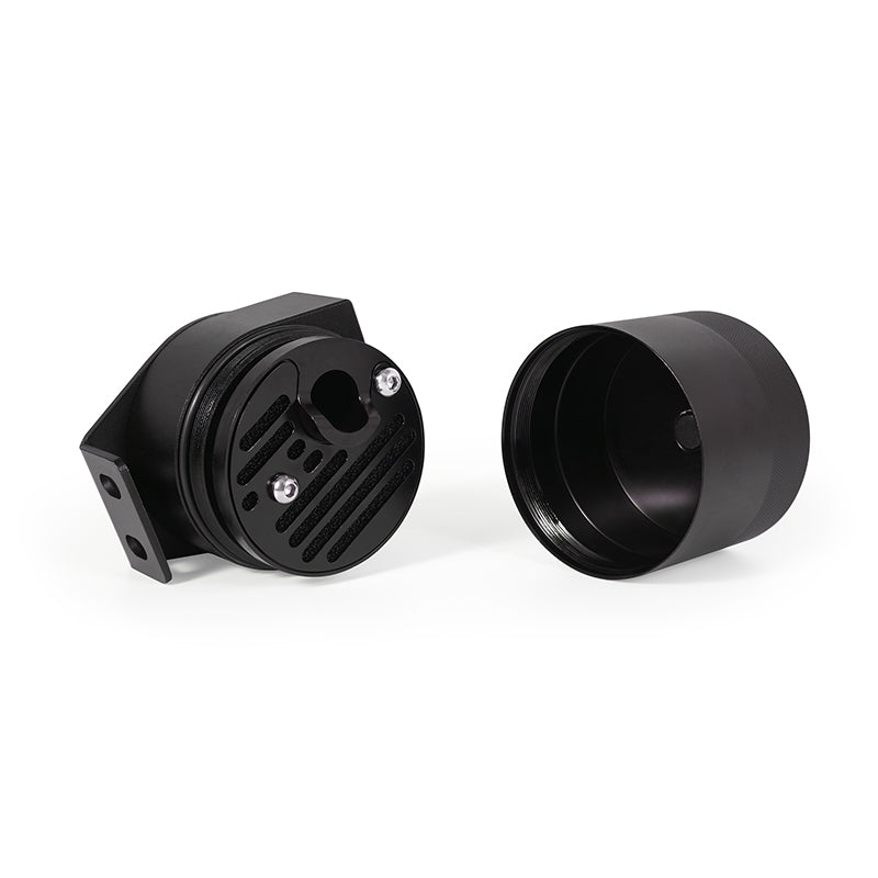 Mishimoto MMBCC-F2D-08BE FITS: 2008-2010 Powerstroke Baffled Oil Catch Can Kit Oil Catch Cans