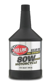 Red Line 42704 FITS: 80W Motorcycle Gear Oil w/Shockproof Quart Gear Oils