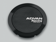Load image into Gallery viewer, Advan YV0332 FITS: Full Flat 63mm Centercap Black Wheel Center Caps