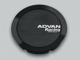 Advan YV0332 FITS: Full Flat 63mm Centercap Black Wheel Center Caps