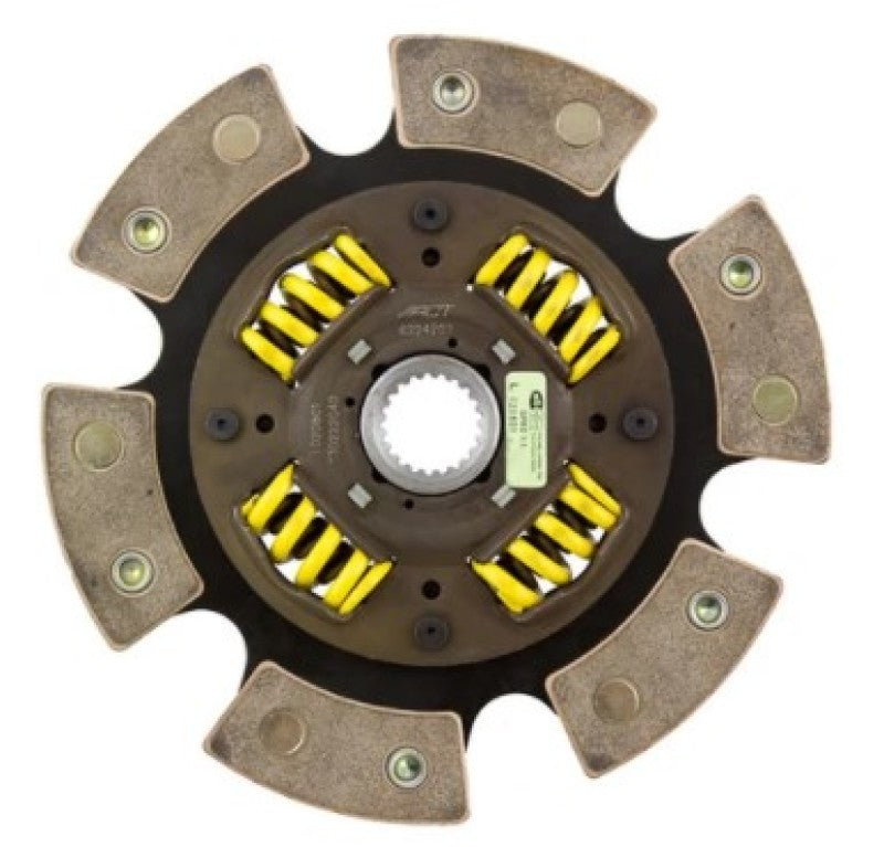 ACT 6280306 FITS: 6 Pad Sprung Race Disc for LS Engine/Flywheel w/Nissan 350Z Trans/Input Shaft (S/O No Cancel) Clutch Discs
