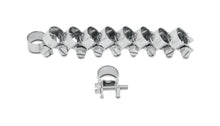 Load image into Gallery viewer, Vibrant 12237 FITS: Inj Style Mini Hose Clamps 14-16mm clamping range Pack of 10 Zinc Plated Mild Steel Clamps