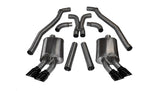 CORSA Performance 14971BLK FITS: 2012-2015 Chevrolet Camaro Coupe ZL1 6.2L V8 Black Sport Cat-Back + XO Exhaust Catback