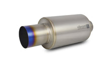 Load image into Gallery viewer, Vibrant 17562 FITS: Titanium Muffler w/Straight Cut Burnt Tip 3in. Inlet / 3in. Outlet Muffler