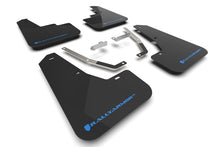 Load image into Gallery viewer, Rally Armor MF106-UR-BLK-NB FITS: 24-25 Subaru Crosstrek Black UR Mud Flap Light Blue Logo Mud Flaps