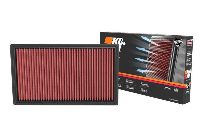 K&N Engineering 33-3173 FITS:K&N 21-22 Mercedes-Benz C300 2.0L L4 Replacement Air Filter Air Filters Drop In