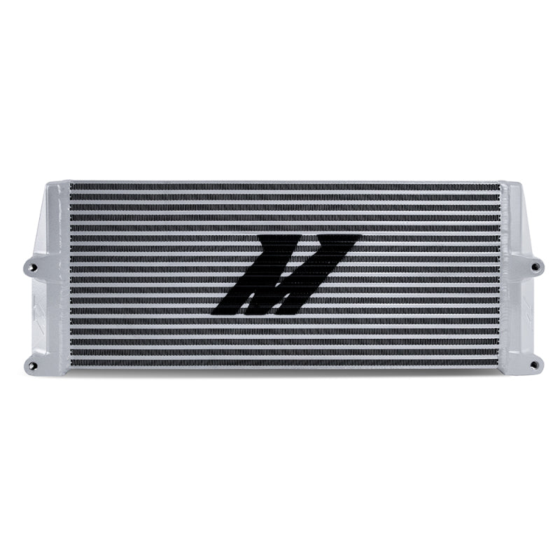 Mishimoto MMOC-SSO-17SL FITS: Oil Coolers FITS: Heavy-Duty Oil Cooler 17in. Same-Side Outlets Silver Oil Coolers