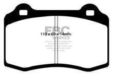 Load image into Gallery viewer, EBC DP41140R FITS: 96-00 Lotus Esprit Turbo 2.0 Turbo GT3 Yellowstuff Rear Brake Pads Brake Pads Performance