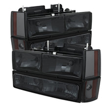 Load image into Gallery viewer, SPYDER 5073525 FITS:xTune GMC Yukon 92-93 Crystal Headlights w/ Corner &amp; Bumper Smoke HD-JH-GMCCK88-AM-SM-SET Headlights