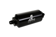 Load image into Gallery viewer, Aeromotive 12345 FITS: In-Line Filter (AN-6 Male) 10 Micron Microglass Element Bright Dip Black Finish Fuel Filters