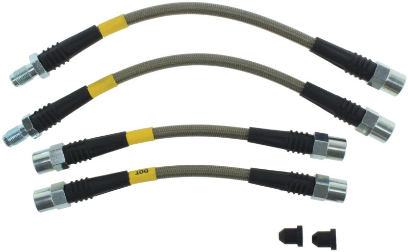 Stoptech 950.33510 FITS:StopTech Audi Rear Stainless Steel Brake Line Kit Brake Line Kits
