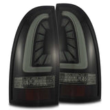 AlphaRex 680030 FITS: 05-15 Toyota Tacoma PRO-Series LED Tail Lights Jet Black Tail Lights