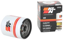Load image into Gallery viewer, K&amp;N Engineering HP-1017 FITS:K&amp;N 3.74inch / 2.98 OD Performance Gold Oil Filter Oil Filters