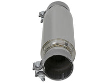 Load image into Gallery viewer, aFe 49M10001 FITS: MACH Force-Xp 409 SS Resonator 3in. Inlet/Outlet / 4in. Diameter / 12in. Body / 16in. Length X Pipes