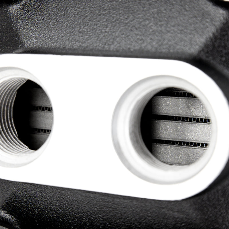 Mishimoto MMINT-A2W-DPR-2 FITS: Intercoolers FITS: Universal Air-To-Water Intercooler Dual Pass (1000hp) Opposite Side Inlet/Outlet Intercoolers