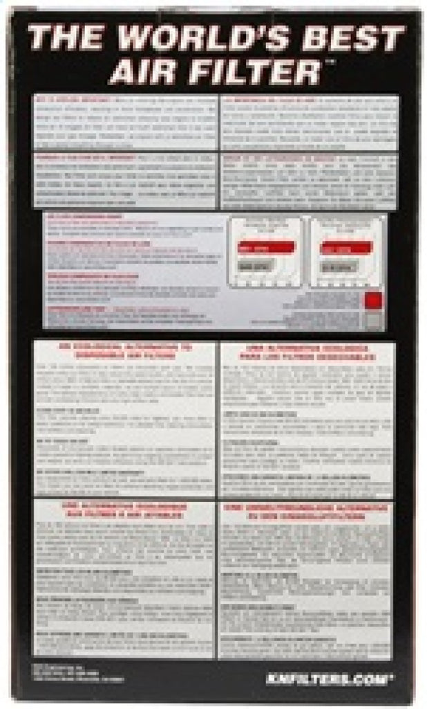 K&N Engineering RU-4630 FITS:K&N Universal Air Filter 3-1/2in Flange / 5-1/2in Base / 4-1/2in Top / 6-1/2in Height Air Filters Universal Fit