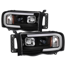 Load image into Gallery viewer, SPYDER 5084606 FITS: 02-05 Dodge Ram 1500 Light Bar Projector Headlights Black (PRO-YD-DR02V2-LB-BK) Headlights
