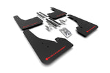 Rally Armor MF67-UR-BLK/RD FITS: 18-25 Toyota Corolla Hatchback Black UR Mud Flap Red Logo Mud Flaps