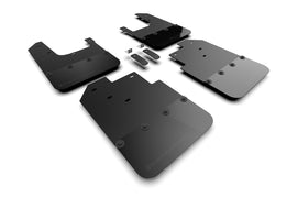 Rally Armor MF94-BLK-MBK FITS: 16-23 Toyota Tacoma Gen 3 Black Mud Flap w/Metallic Black Logo Mud Flaps