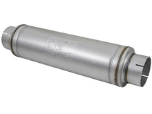 Load image into Gallery viewer, aFe 49M00023 FITS: ATLAS Aluminized Steel Muffler 5in Center/Center 24in L x 7in Diameter Round Body Muffler