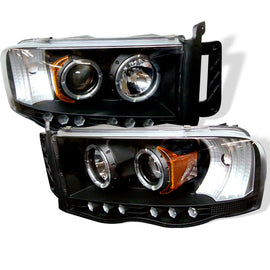 SPYDER 5009975 FITS: Dodge Ram 1500 02-05/Ram 2500 03-05 Projector Headlights LED Halo LED Blk PRO-YD-DR02-HL-BK Headlights