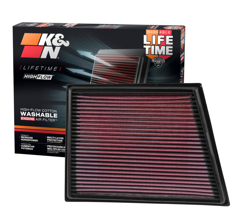 K&N Engineering 33-3025 FITS:K&N Replacement Panel Air Filter for 2014 Mini Cooper 1.5L Air Filters Drop In