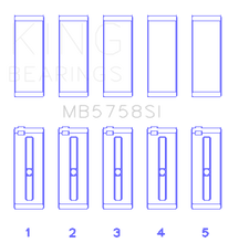 Load image into Gallery viewer, King Engine Bearings MB5758SI FITS: King 2007 Mini Cooper (Size STD) Main Bearing Set Bearings