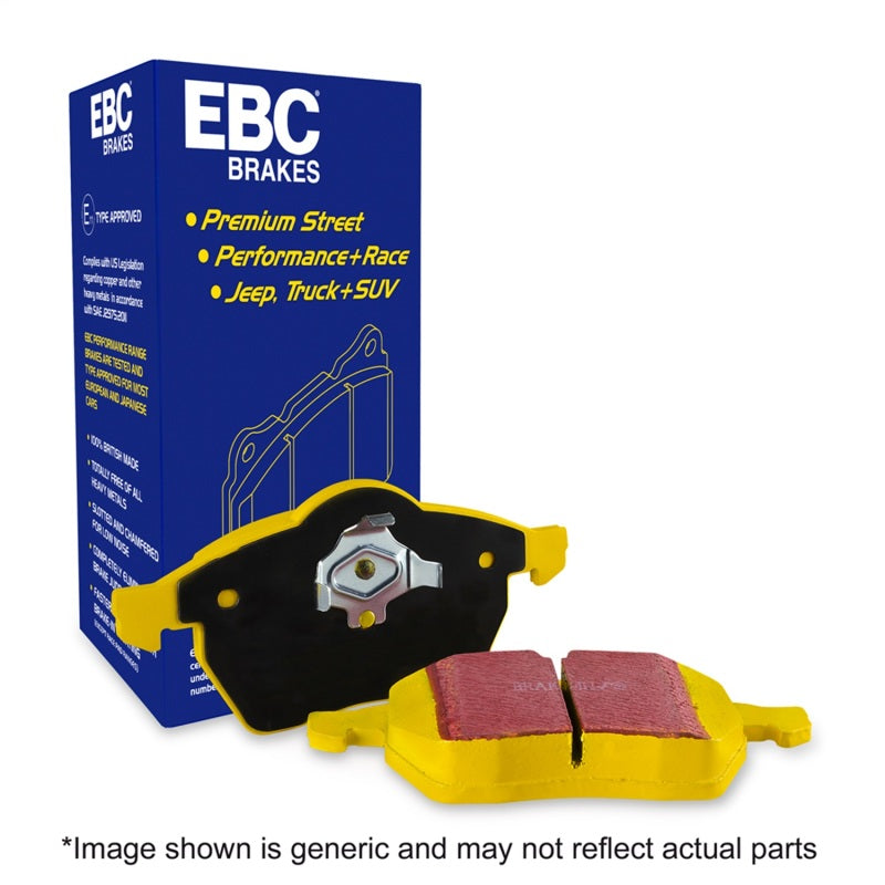EBC DP41210R FITS: 17-21 Honda Civic Type-R (FK8) Yellowstuff Front Brake Pads Brake Pads Performance