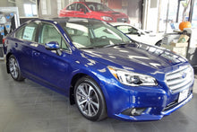 Load image into Gallery viewer, Rally Armor MF34-UR-BLK/SIL FITS: 15-19 Subaru Legacy Black UR Mud Flap w/ Silver Logo Mud Flaps