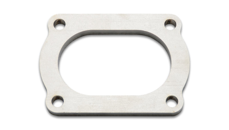 Vibrant 13175S FITS: T304 SS 4 Bolt Flange for 3in O.D. Oval tubing Flanges