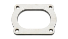 Load image into Gallery viewer, Vibrant 13175S FITS: T304 SS 4 Bolt Flange for 3in O.D. Oval tubing Flanges