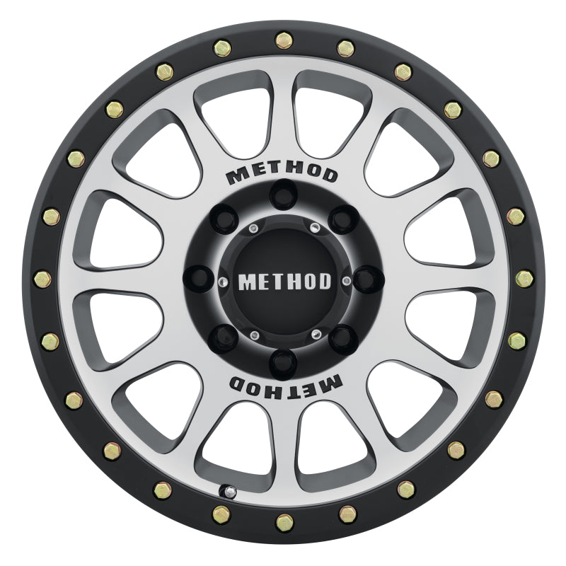 Method Wheels MR30578587300 FITS:Method MR305 NV 17x8.5 0mm Offset 8x170 130.81mm CB Machined/Black Street Loc Wheel Wheels Cast