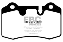Load image into Gallery viewer, EBC DP41909R FITS: 04-12 Aston Martin DB9 5.9 Yellowstuff Rear Brake Pads Brake Pads Performance