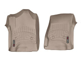 WeatherTech 14+ Chevrolet Silverado/GMC Sierra Crew and Double Cab Front FloorLiners - Tan