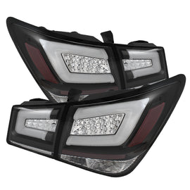 SPYDER 5076595 FITS: Chevy Cruze 2011-2014 Light Bar LED Tail Lights Black ALT-YD-CCRZ11-LBLED-BK Tail Lights