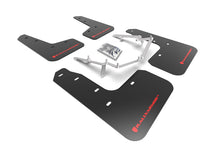 Load image into Gallery viewer, Rally Armor MF71-UR-BLK/RD FITS: 17-21 Honda Civic EX/EX-L/LX (Hatchback) Black UR Mud Flap Red Logo Mud Flaps