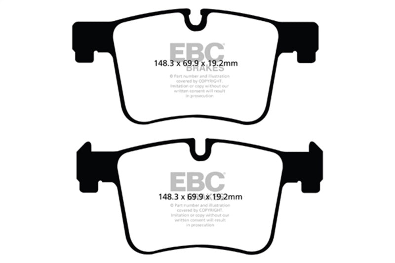 EBC UD1561 FITS: 11+ BMW X3 2.0 Turbo (F25) Ultimax2 Front Brake Pads Brake Pads OE