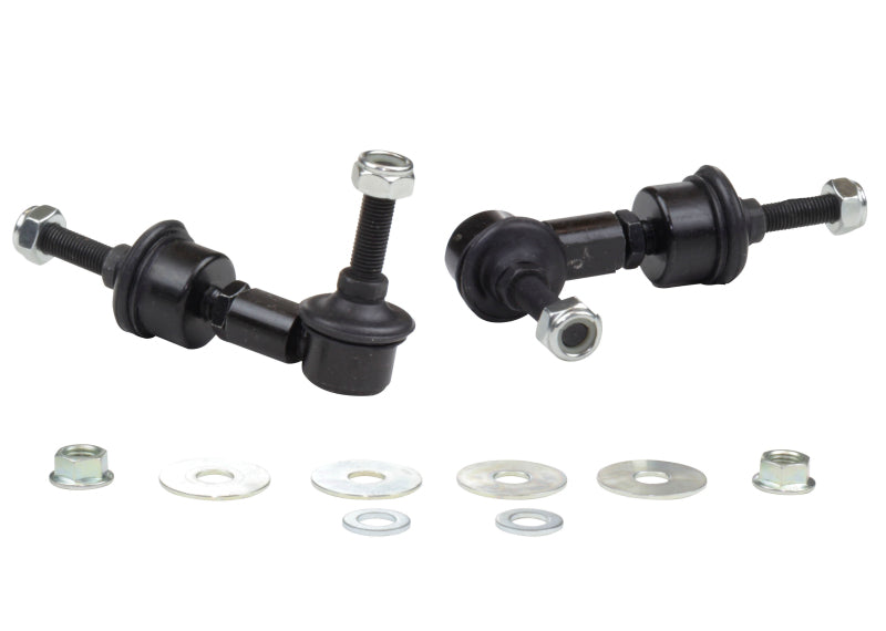Whiteline KLC157 FITS: 5/05+ Ford Focus / 04+ Mazda 3 BK Rear Swaybar Link Kit H/Duty Adj Steel Ball Sway Bar Endlinks
