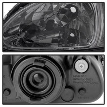 Load image into Gallery viewer, SPYDER 5013439 FITS:xTune Honda Del Sol 93-97 1Pc Crystal Headlights Smoke HD-ON-HDEL93-1P-SM Headlights